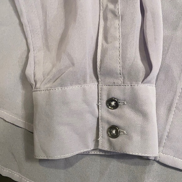 Lavender button down - Picture 3 of 7